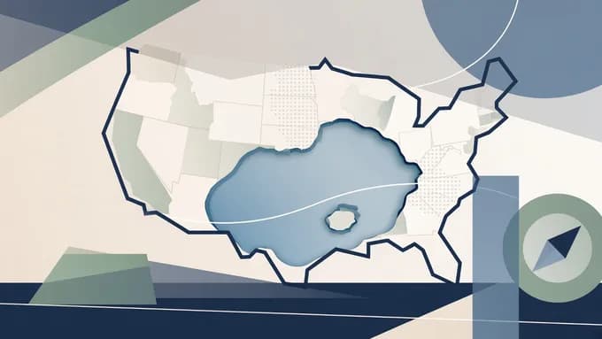 KI-generert illustrasjon: Google Maps omdøper Ontariosjøen til Lake America i USA