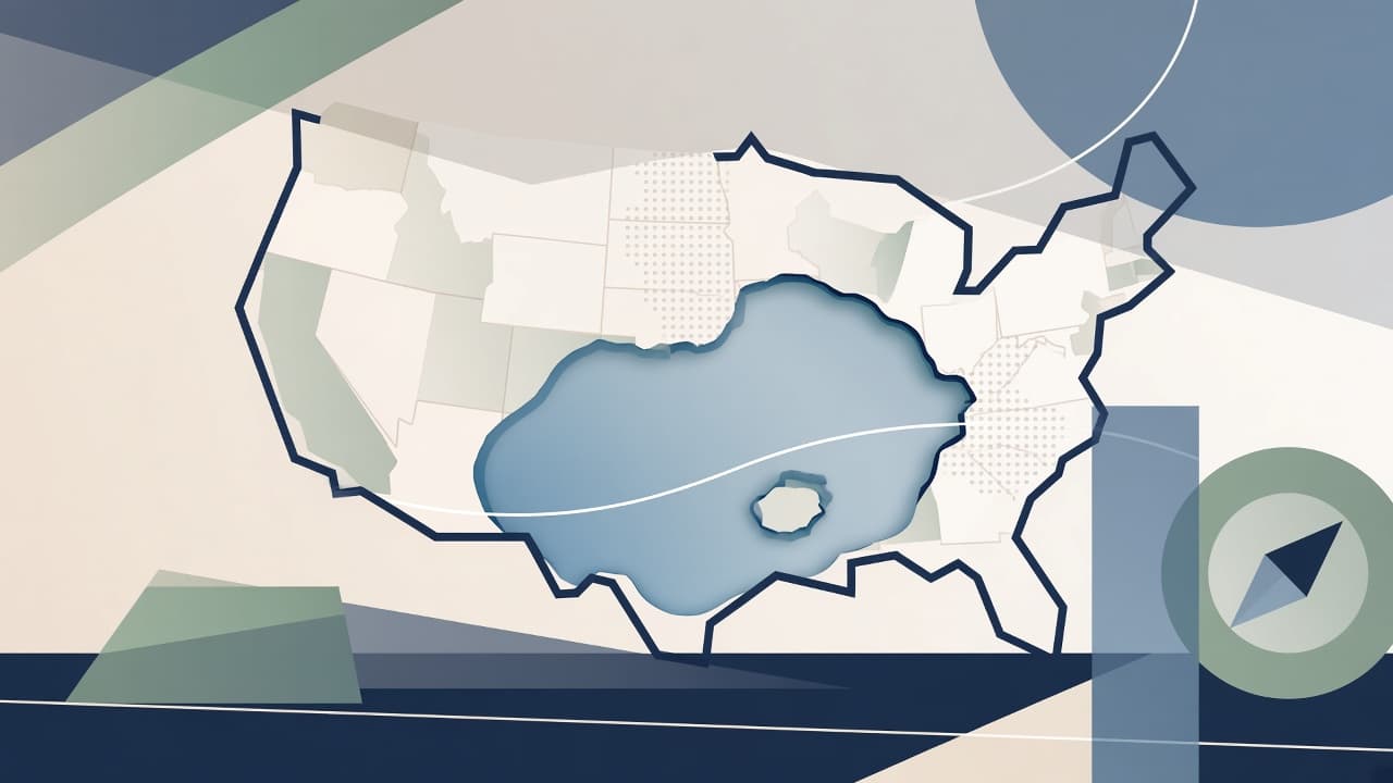 KI-generert illustrasjon: Google Maps omdøper Ontariosjøen til Lake America i USA