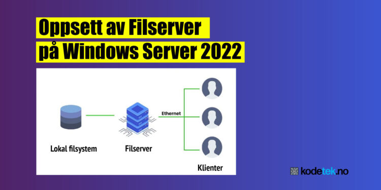 Oppsett av Filserver på Windows Server 2022