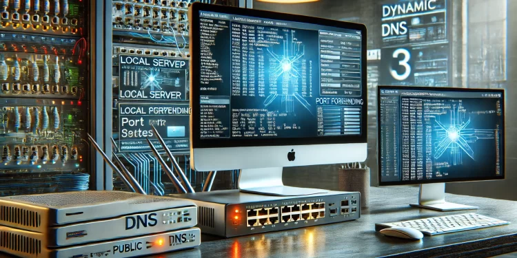 Hvordan opprette en lokal server fra en offentlig adresse